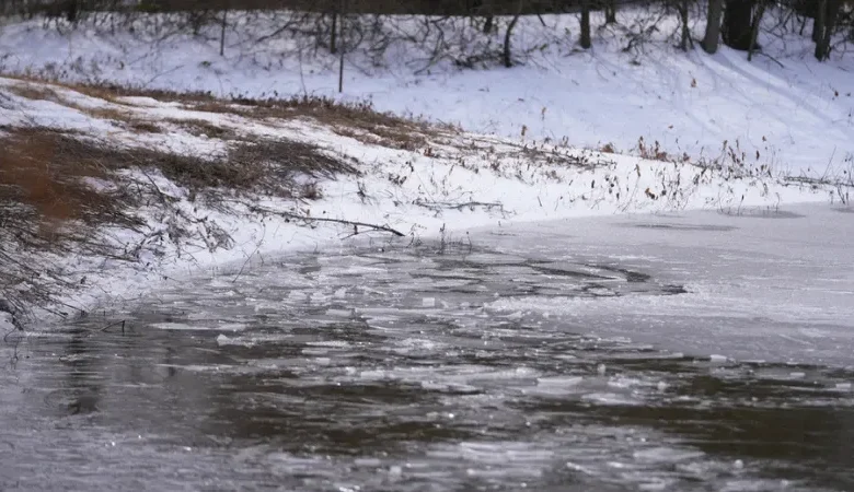 Frozen pond similar to where three brothers die in Texas ice accident.
