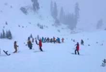 Recovery operations following the California avalanche near Lake Tahoe on Wednesday.
