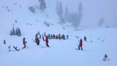 Recovery operations following the California avalanche near Lake Tahoe on Wednesday.