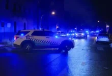 Chicago Police at the scene of a South Side shooting on East 67th Street.