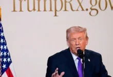 The homepage for the TrumpRx.gov drug pricing platform launched in 2026.