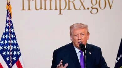 The homepage for the TrumpRx.gov drug pricing platform launched in 2026.