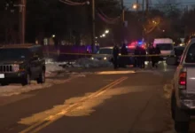 Evidence collection at the scene of the U.S. Marshals shooting DC.