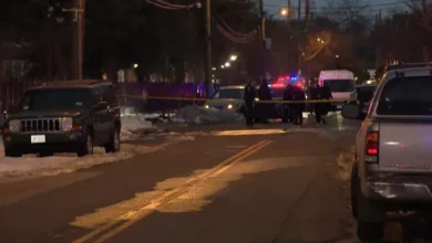 Evidence collection at the scene of the U.S. Marshals shooting DC.