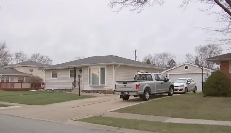 Police vehicles respond to the deadly Merrillville Indiana stabbing early Sunday morning.