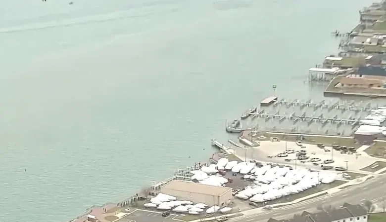 Authorities respond to body recovery in Detroit River near John Dingell Park in Ecorse on March 30, 2026