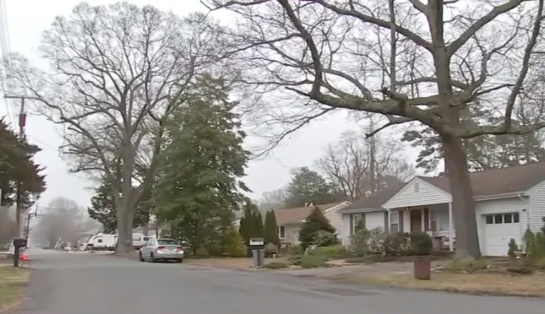 State investigators secure the residential crime scene after the devastating Lacey Township police shooting.