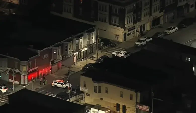 Police investigate shooting near 60th and Delancey streets in West Philadelphia on March 30, 2026