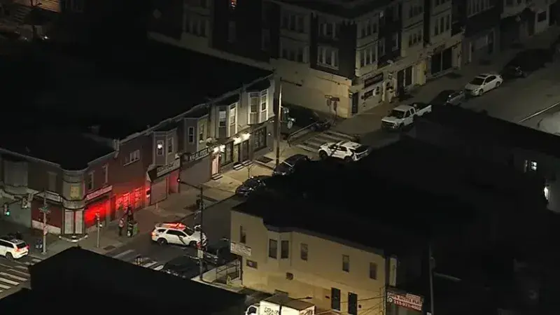 Police investigate shooting near 60th and Delancey streets in West Philadelphia on March 30, 2026