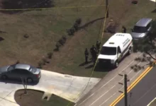 Detectives secured a shallow backyard grave during the Palm Coast infant death investigation.