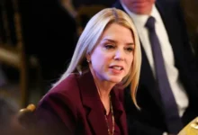 Donald Trump announces removal of Attorney General Pam Bondi in April 2026