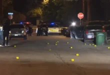 Police investigate targeted shooting on Center Street in San Antonio where over 80 shell casings were found