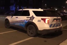 Police investigate shooting on West Montana Street in Belmont Cragin Chicago on April 1, 2026