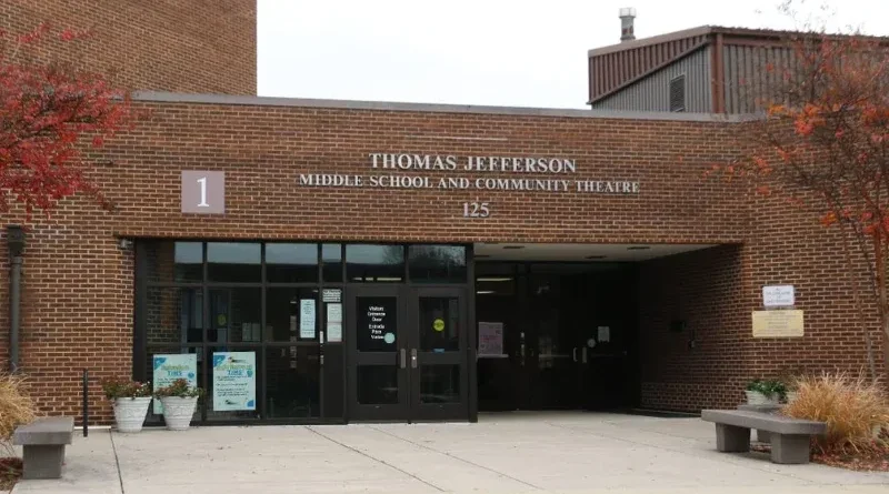 A view of thomas jefferson middle school