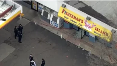 Police investigate shooting inside restaurant on South Halsted Street in Chicago Englewood