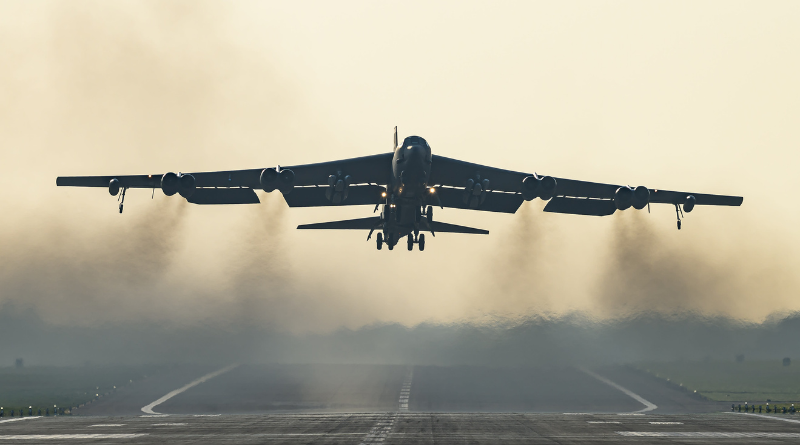 photo of the B 52 at Edwards Air Force Base California