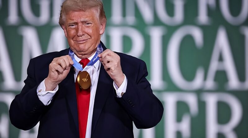 President Donald Trump attend an NBA Finals game