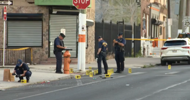 Two men were killed and two others were injured during a quadruple shooting outside a lounge in Philadelphia's Fairhill neighborhood on Sunday.