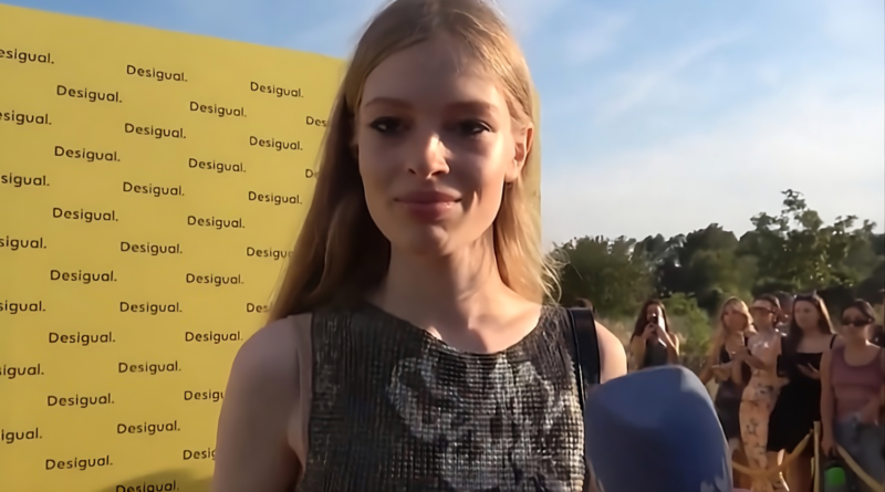 Vivian Wilson ended a red carpet interview in Ibiza