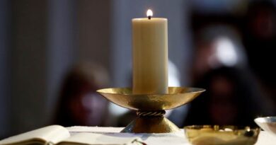 Priest killed by falling crucifix during livestreamed Mass as worshippers rush to help