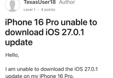 Unable to Install the iOS 27.0.1 Update? Try These Workarounds