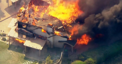 Wildfire Sweeps Through Southern California