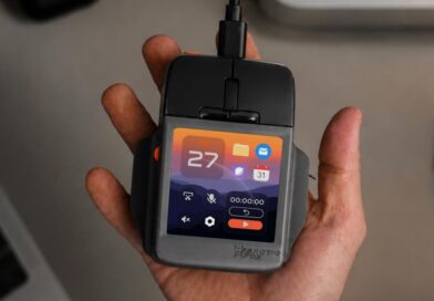 The Super Mouse puts a touchscreen macro pad under your hand